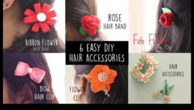 Κλιπ μαλλιών DIY 10 απλά και χαριτωμένα σχέδια 6 Χειροποίητα κλιπ μαλλιών: DIY αξεσουάρ για άνετο στυλ